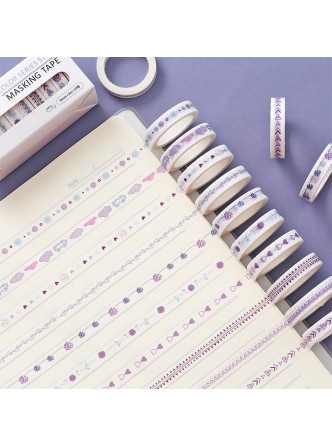 ست 10عددی چسب واشی فانتزی