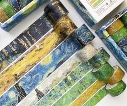 ست چسب واشی طلاکوب ون گوگ