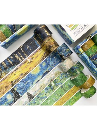 ست چسب واشی طلاکوب ون گوگ