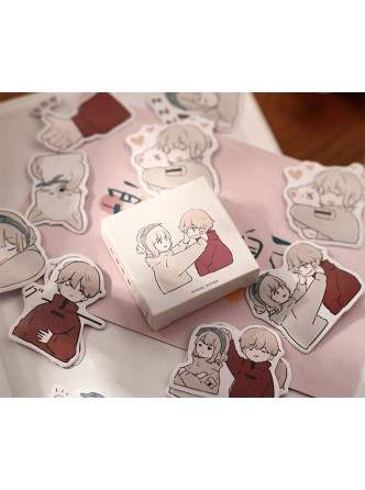 ست استیکر دختر و پسر