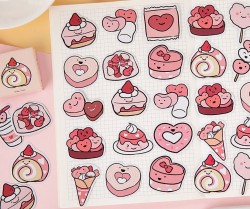 استیکر شیرینی های ولنتاینی