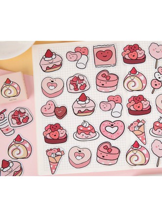 استیکر شیرینی های ولنتاینی