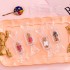 جعبه ی گوشواره و قرص شفاف طرح شکلات