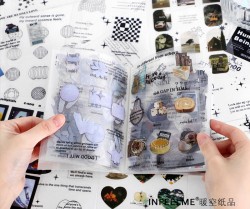 کتابچه استیکرهای شفاف