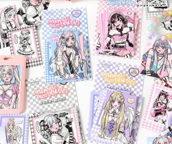 ست کارت دختر طرح انیمه