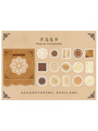 ست استیکر پس زمینه طرح دار