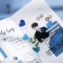 چسب واشی استیکری طرح قلب