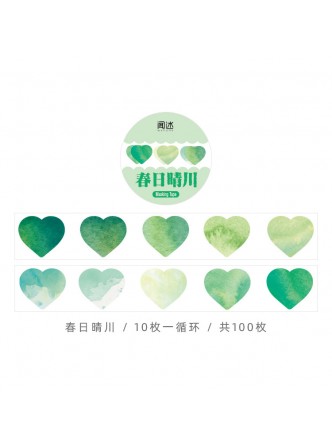 چسب واشی استیکری طرح قلب