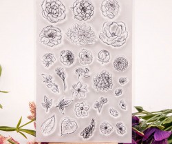 ست مهر گل و شکوفه