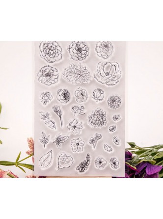 ست مهر گل و شکوفه