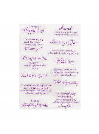 ست مهر متن و نوشته های انگلیسی