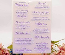 ست مهر متن و نوشته های انگلیسی