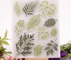 ست مهر شفاف طرح برگ