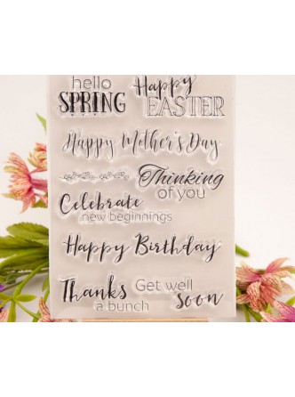 ست مهر طرح جملات تبریک انگیسی