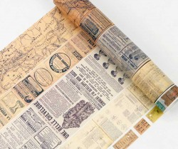 چسب واشی طرح روزنامه