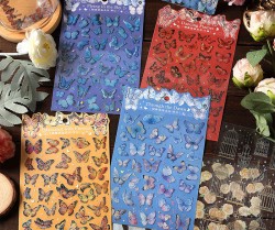 استیکر طرح پروانه