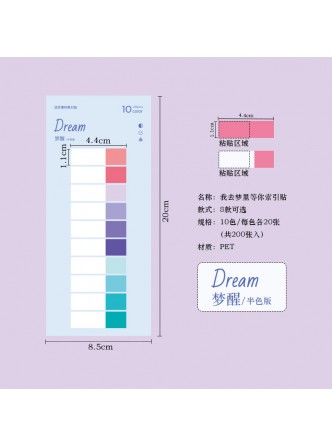 استیک نوت لیبل های رنگی رنگی