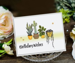 ست مهر شفاف گلدان