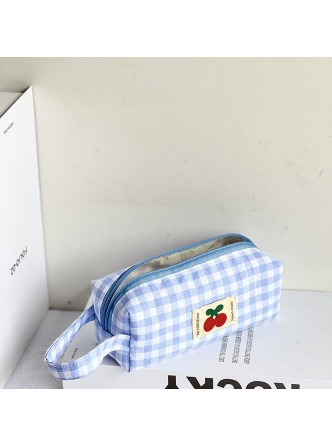 جامدادی پارچه ای چهارخونه