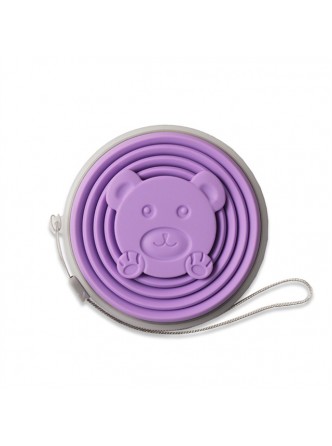 لیوان سیلیکونی تاشو مسافرتی جیبی