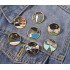پیکسل فلزی شب در طبیعت