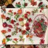 ست استیکر طرح دختر و گل