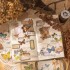 ست استیکر شفاف طرح پروانه