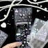 ست استیکر شفاف حاشیه تزیینی هولوگرامی