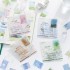 ست استیکر طرح تمبر منظره