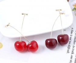 گوشواره طرح کریستال گیلاس