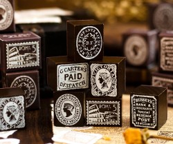 مهر چوبی تمبر قدیمی