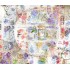 ست استیکر شفاف طرح گل