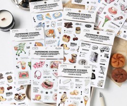 ست استیکر مغازه خرازی و سوپرمارکت