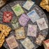 چسب واشی طلاکوب طرح تمبر