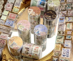 چسب واشی استیکری تمبر قدیمی