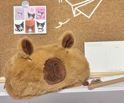 جامدادی مخملی خرس پشمالو