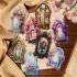 ست استیکر پنجره گل گلی قصر
