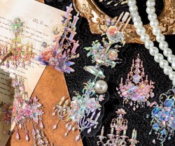 ست استیکر عتیقه های طلایی