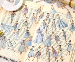 ست استیکرهای طرح مد قدیمی