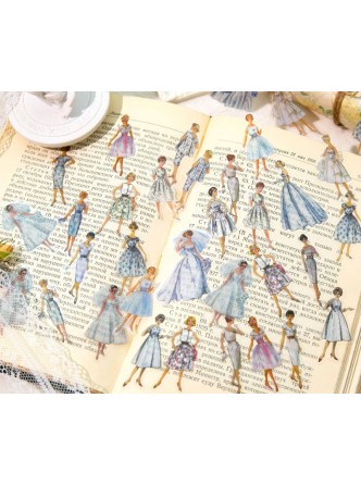 ست استیکرهای طرح مد قدیمی