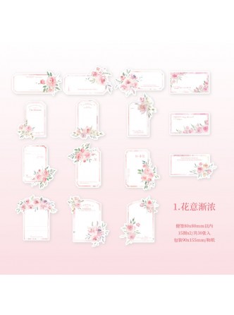 ست استیکر کادر گل گلی