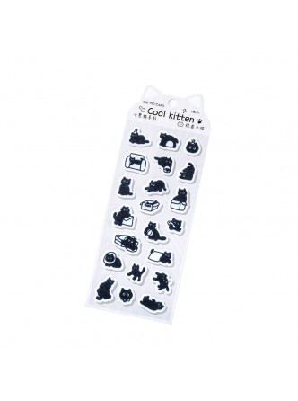 ست استیکر برجسته طرح گربه