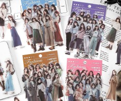 ست استیکر شفاف طرح دختر