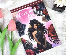 کتابچه استیکر فانتزی دختر و گل