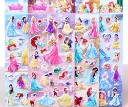 استیکر برجسته پرنسس های دیزنی