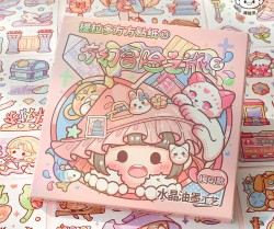 پک استیکر فانتزی طرح دختر