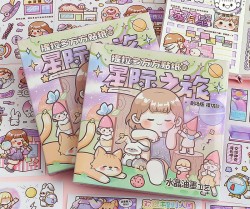 پک استیکر فانتزی طرح دختر