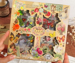 ست 100برگی استیکر شفاف جنگل