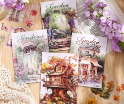 کتابچه استیکر باغ گل مخفی