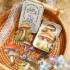 ست استیکر گل و قارچ با جعبه فلزی